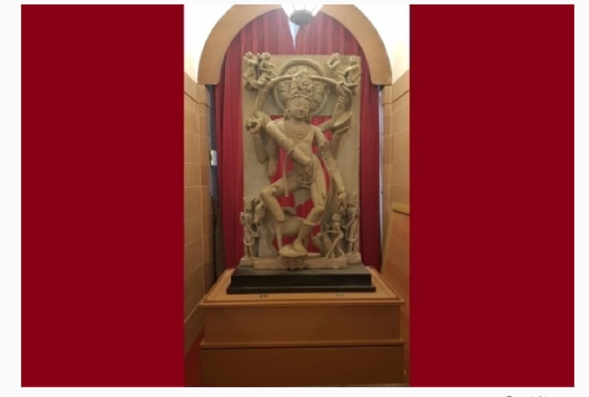 Ninth century Lord Shiva statue to be returned to India, Statue was stolen in 1998 from Rajasthan