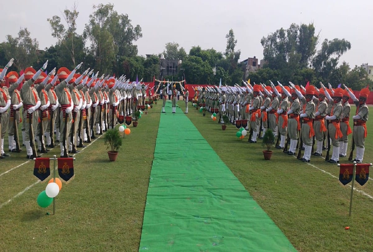 Passing out parade In Agra Police Line