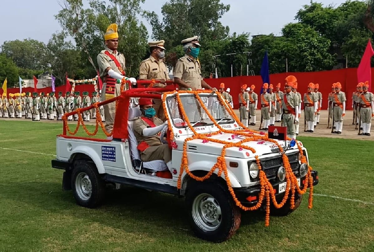 Passing out parade In Agra Police Line