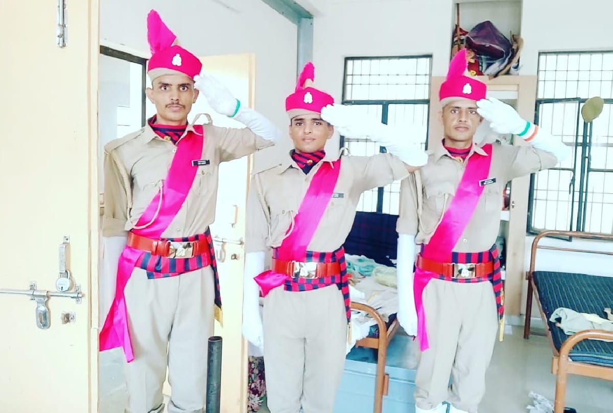 Passing out parade In Agra Police Line