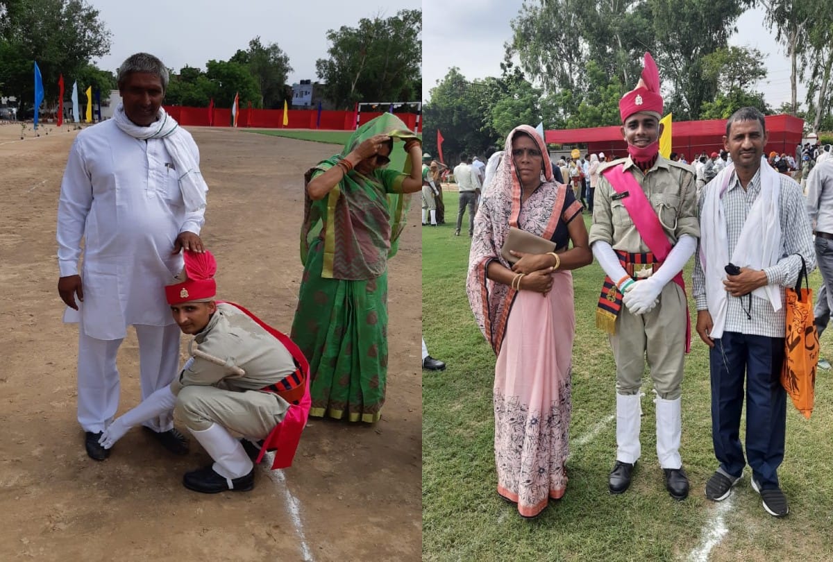 Passing out parade In Agra Police Line