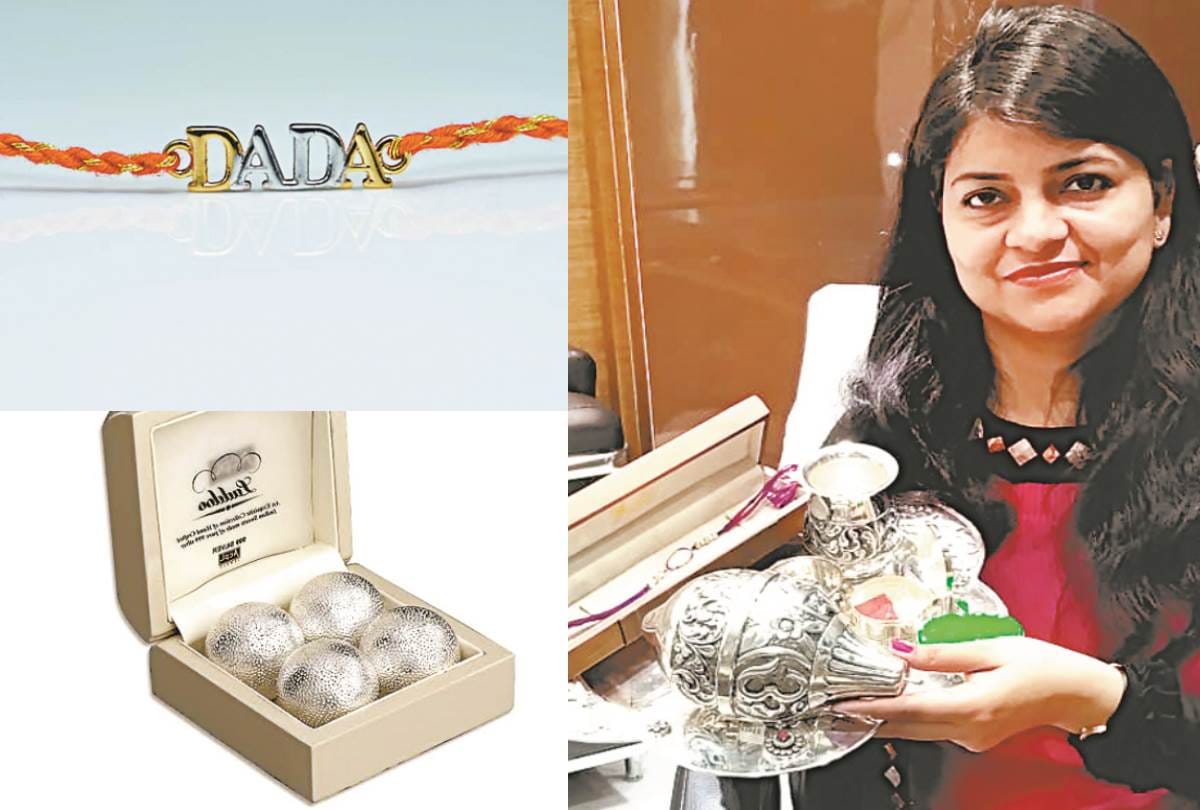cost of gold, silver and diamond's rakhis in lucknow