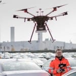 Audi is using drone for dispatch of cars at its Neckarsulm site in Germany