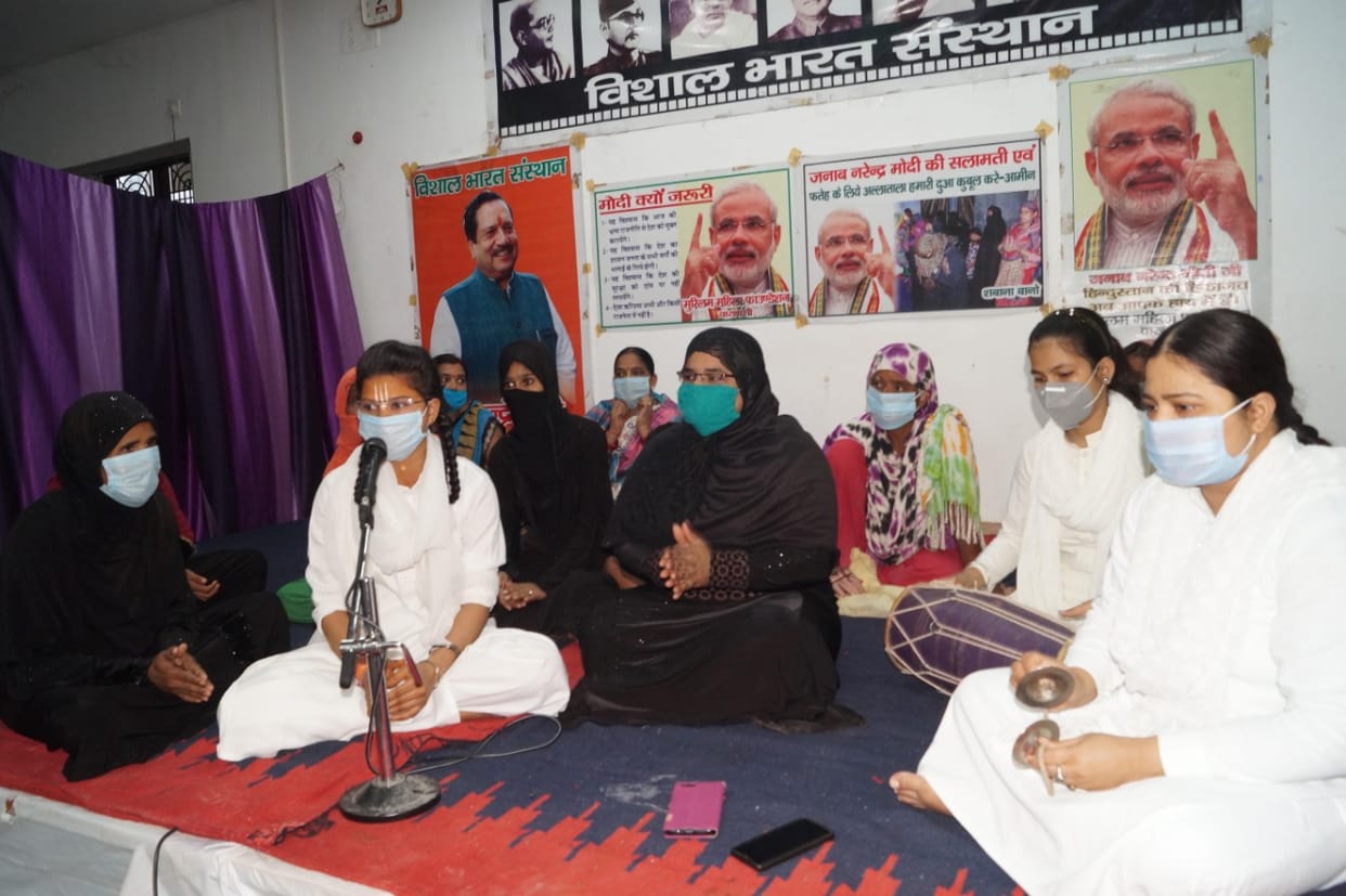 Muslim women celebrate triple talaq on the anniversary of triple talaq
