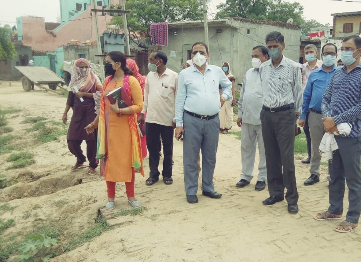 Nodal officer reached Pali, learned to apply mask