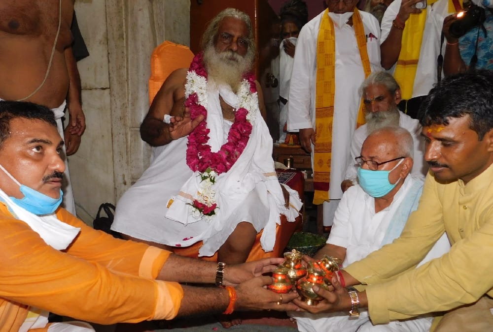 BJP MLA Ajay Singh donates 15 KG brick of silver for ram temple.