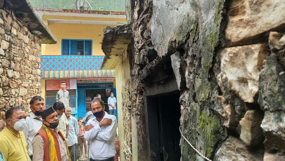 MLA visited disaster affected area