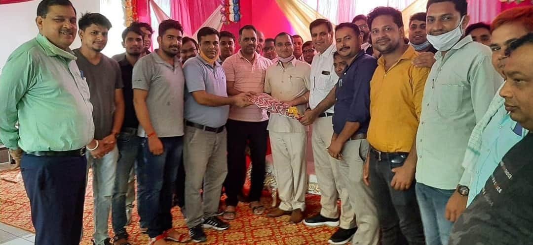 fairwell, no mask, not follow social distance, challan, narnaul