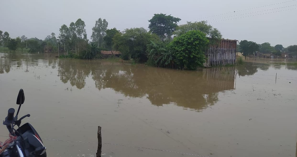 Saryu caused havoc, nine villages were hit by floods