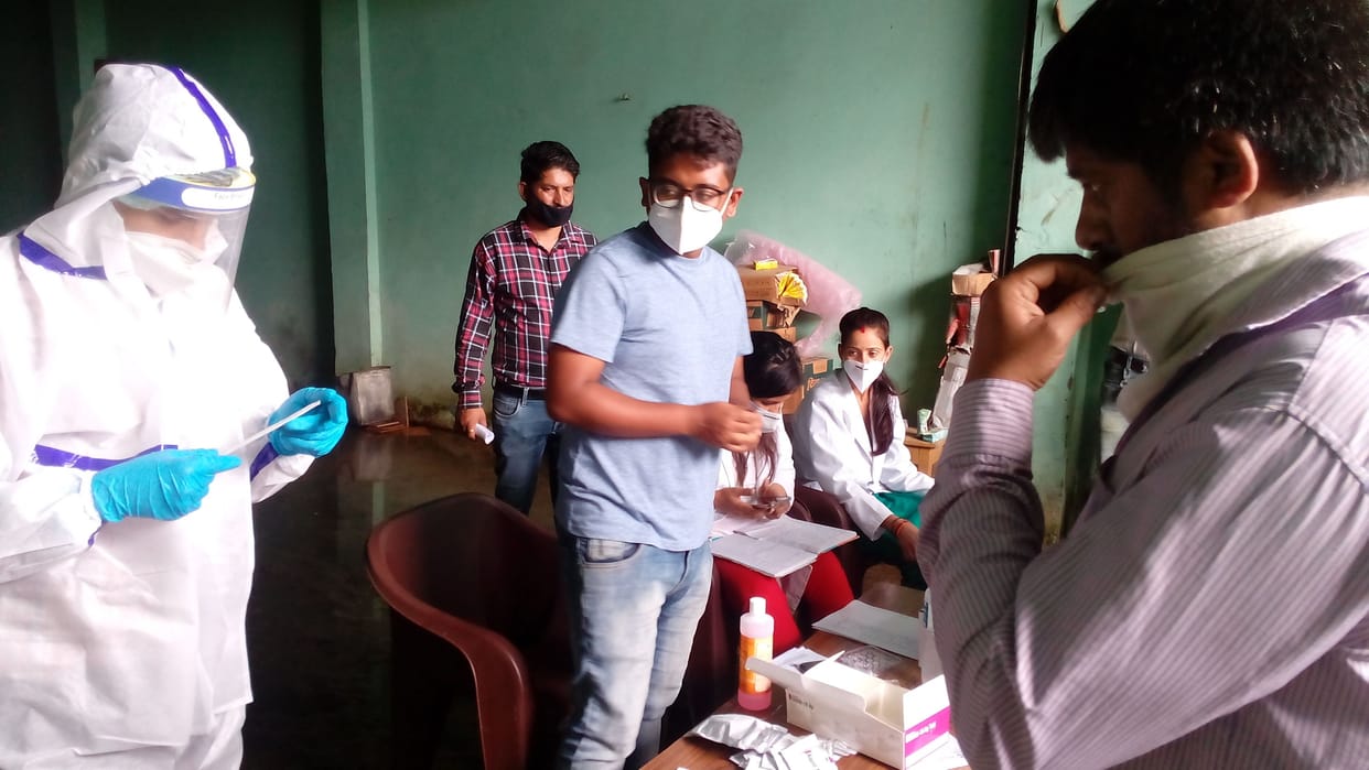 Speed to pick up corona sample in Champawat district increased