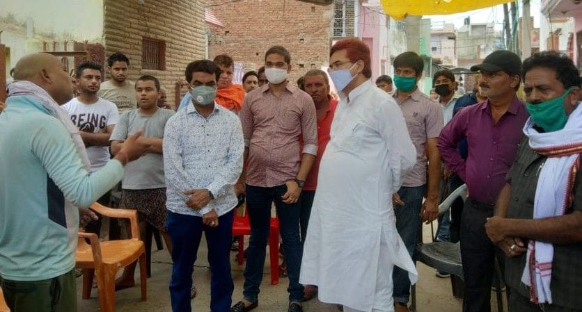 Hathras: Former minister consoles Saurabh's family