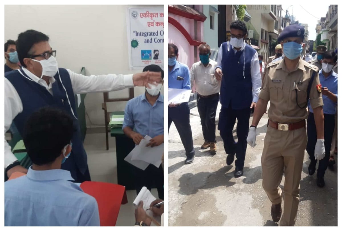 naveen sehgal on round in bareilly scold officials for mismanagement