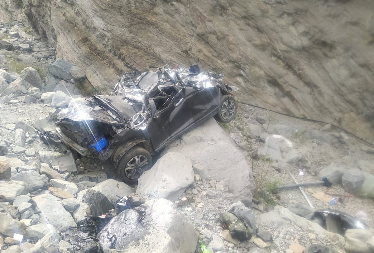 four killed in accident in kinnaur himachal pradesh