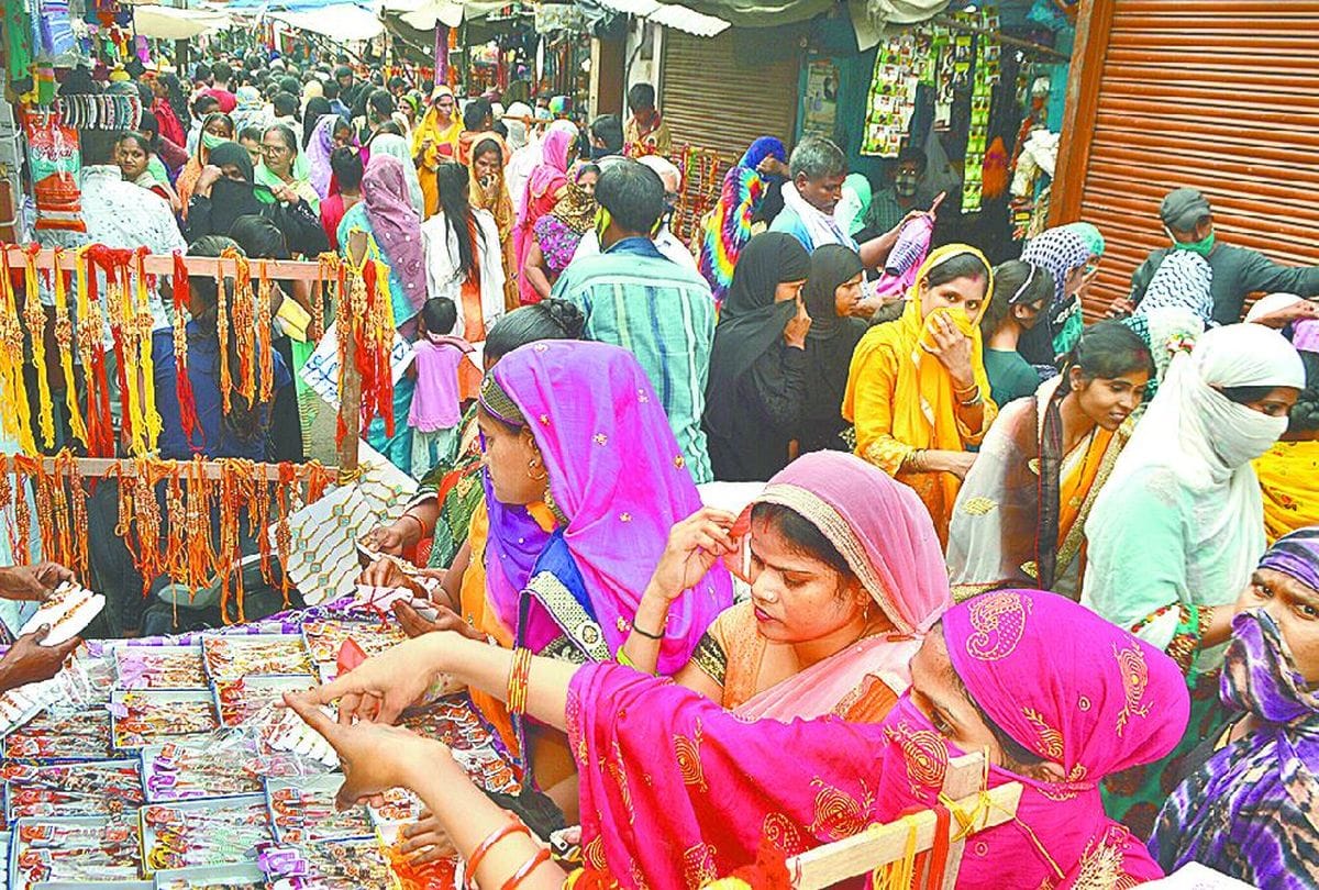 Unlock 2.0 Last Day Huge Croud In Market For Eid And Raksha Bandhan Shopping