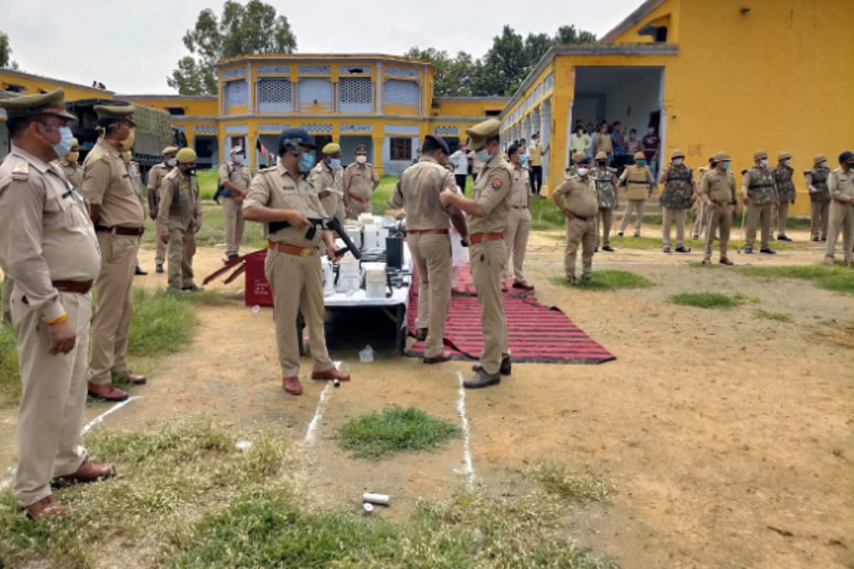 Shamli News: Mock drilled for riot control led by DM and SP in Shamli