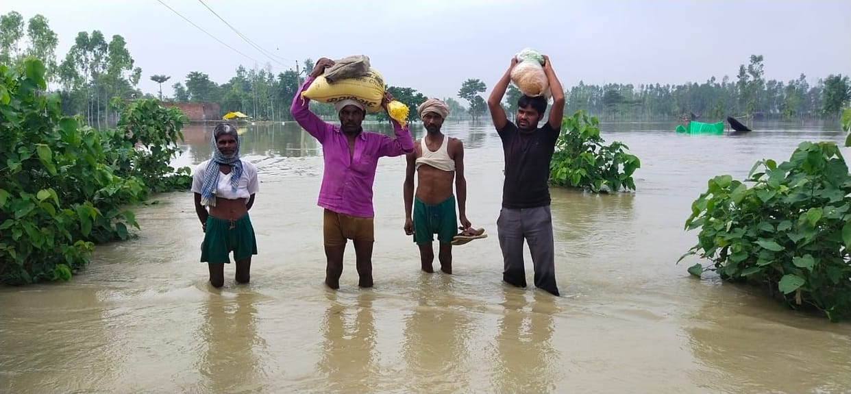 Water filled in 95 villages, life is difficult