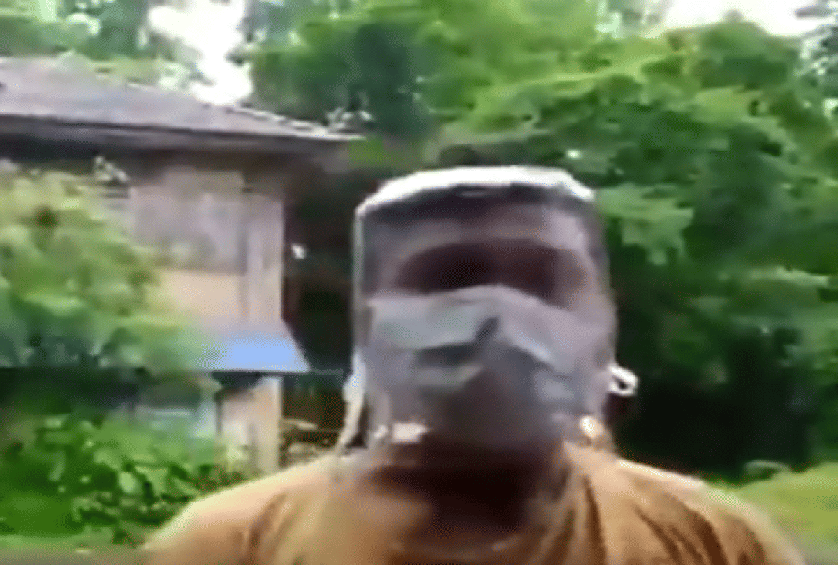 coronavirus protection man make zero cost face shield with desi jugad video goes viral on social media