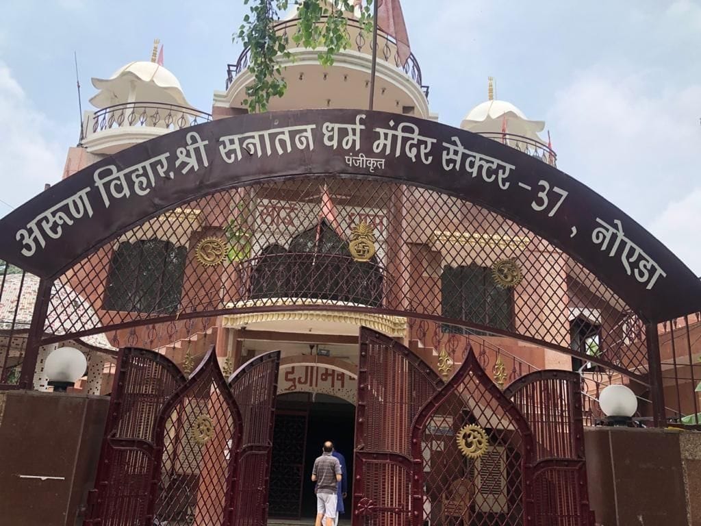 Two Sliver lion Statue and chtr steal from Shantan Dharm Temple
