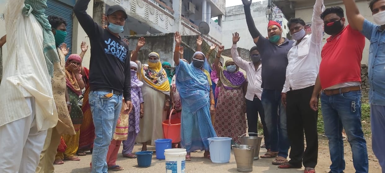 Varanasi nagar nigam's Water department promise of better water supply fail on Bakrid