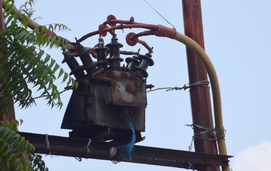 Transformer control unit exploded, four scorched including mother and daughter