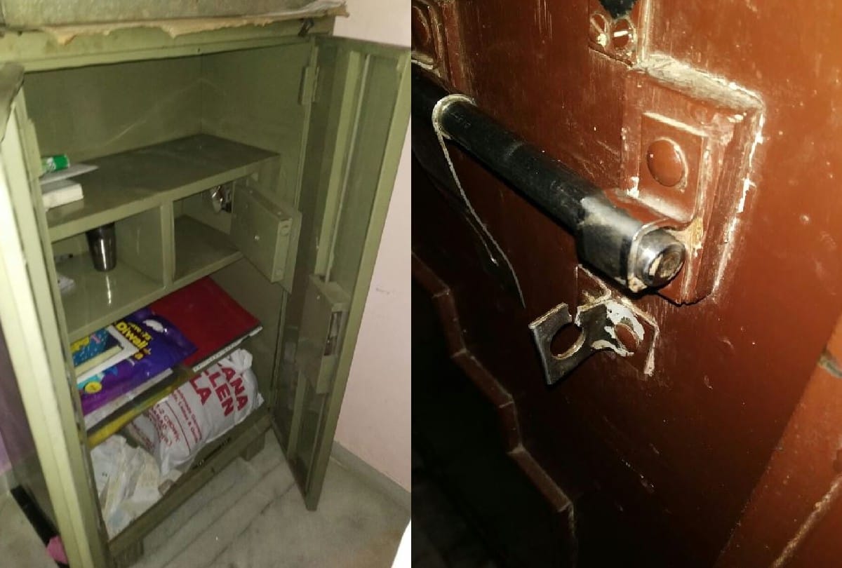 thieves stealing seven lakh jewelery from the house of the theft accused in agra
