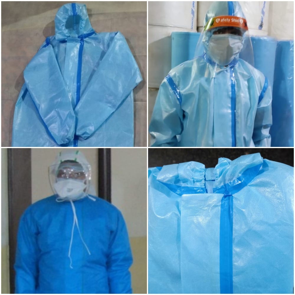 Bag maker made PPE kit, ordinance factory praised with quality