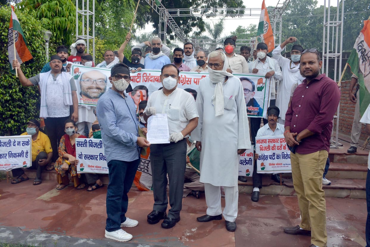 Congress agitated over hike in electricity rates, protest demonstration