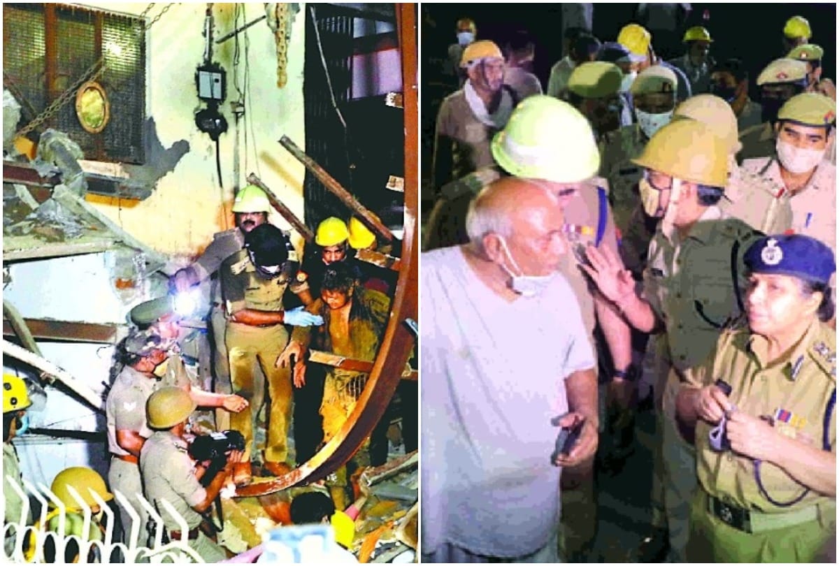 Noida Sector 11 under construction building collapses injured plumber shares his experience