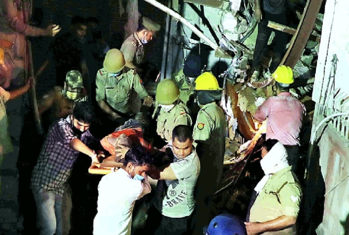 Noida Sector 11 under construction building collapses injured plumber shares his experience