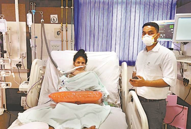 doctors of KGMU saved the life of a lady