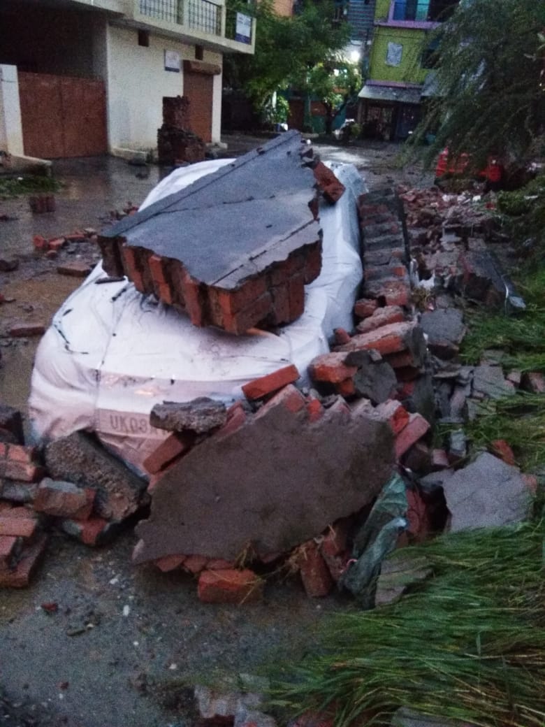 Weather update today in hindi: heavy rain in haridwar, water logging