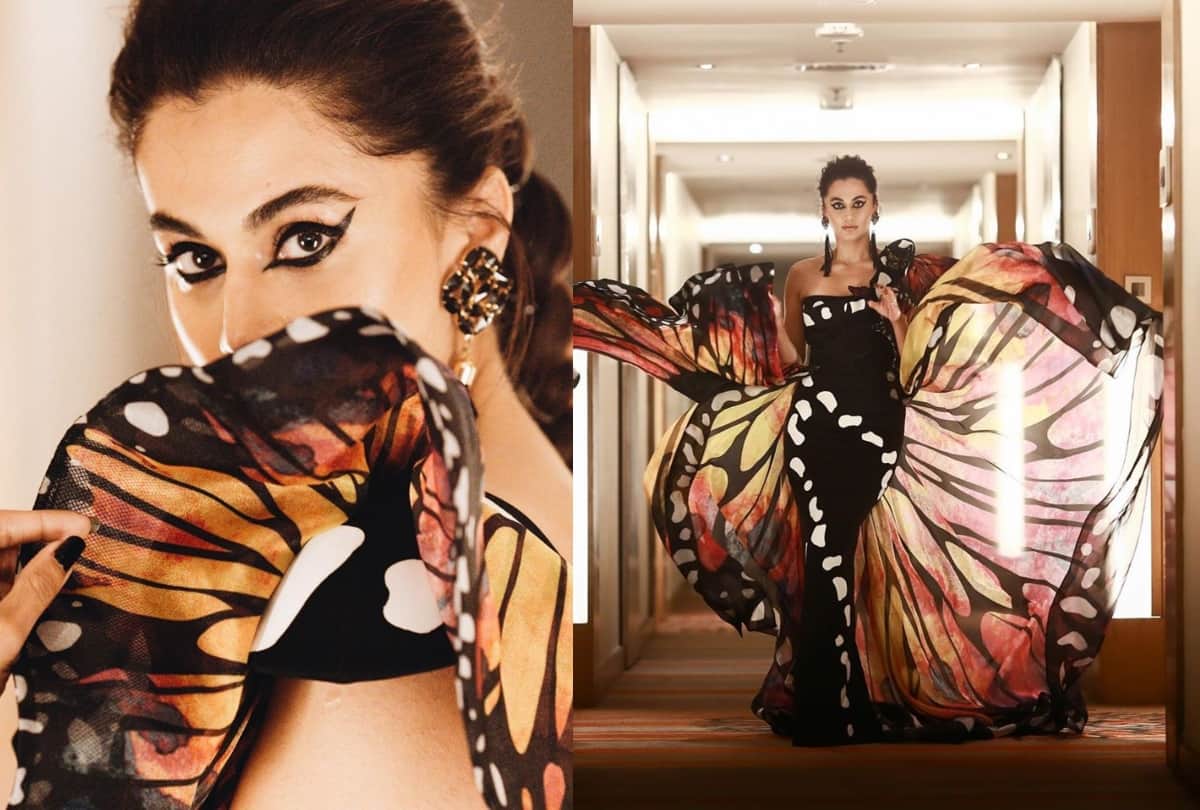 taapsee pannu birthday become glamorous butterfly in filmfare awards 2020