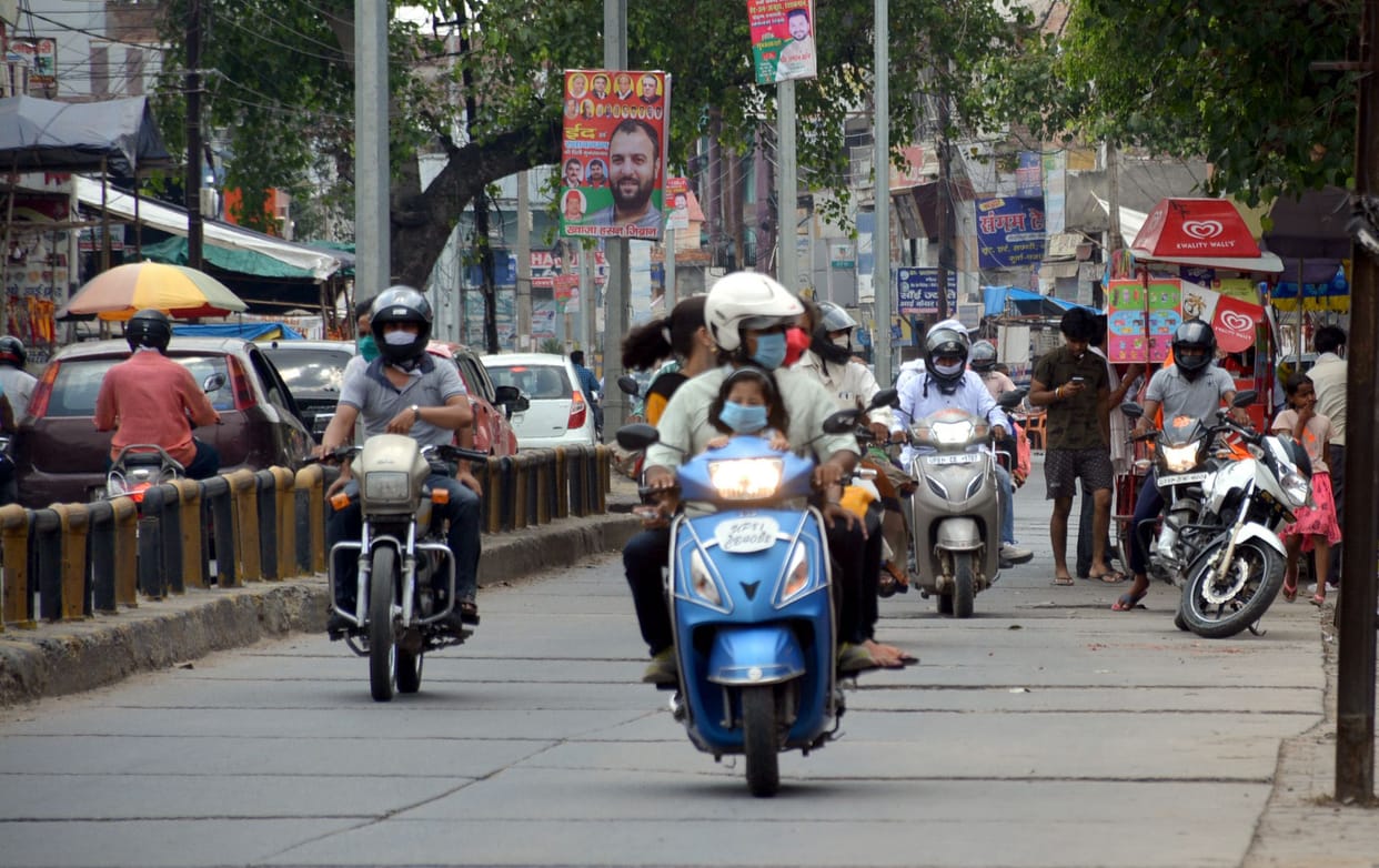 Lockdown: Shops closed, vehicles raced a lot