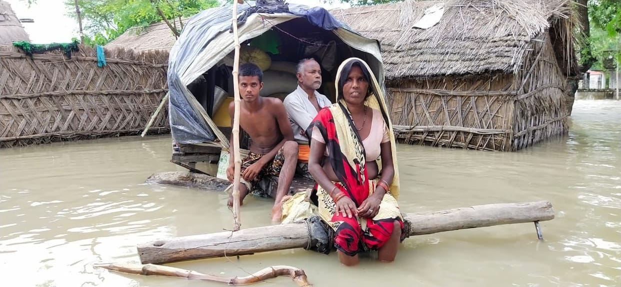Water filled in homes, lives are spent on the loft