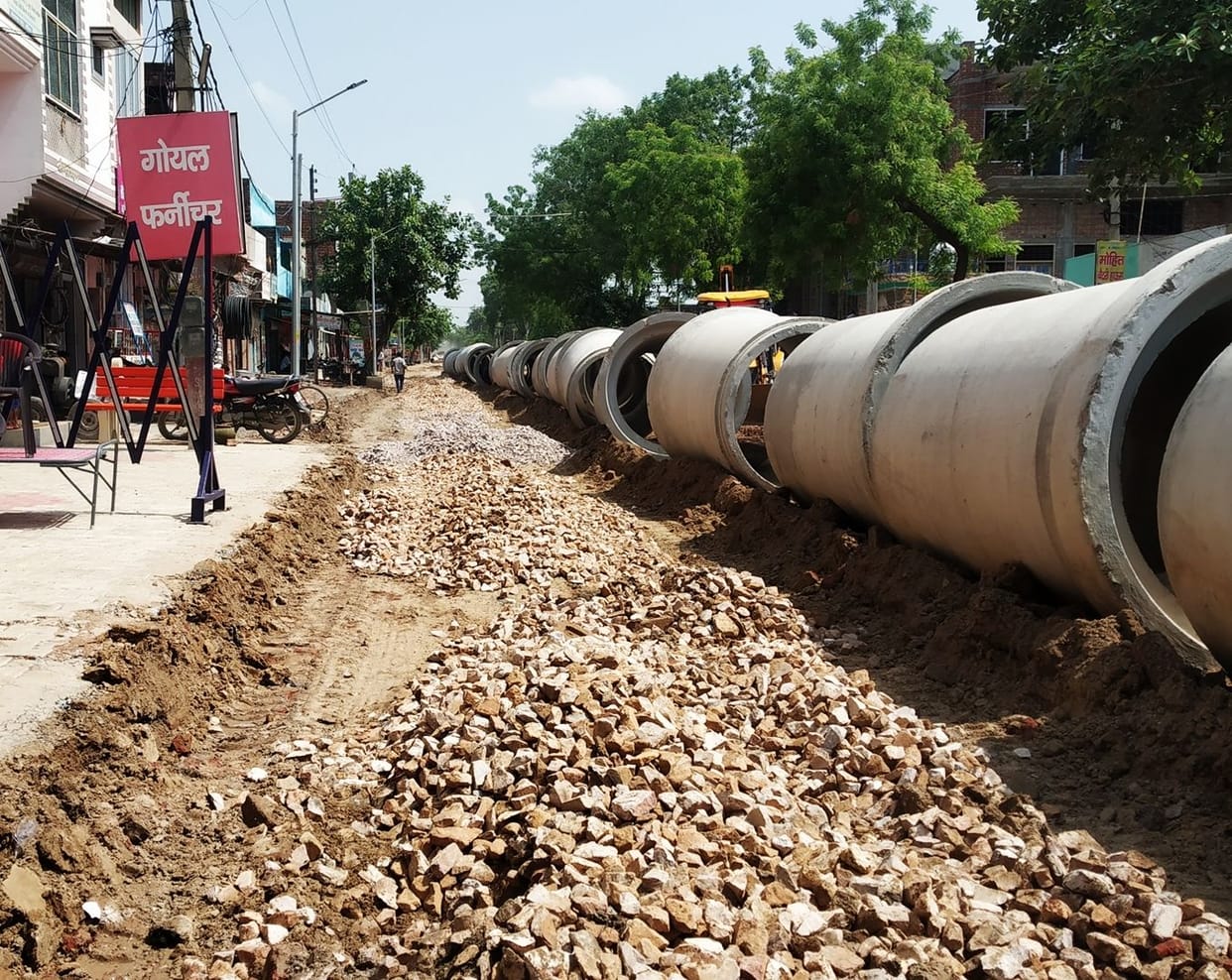 Construction of Rohtak Road accelerated after DC intervention