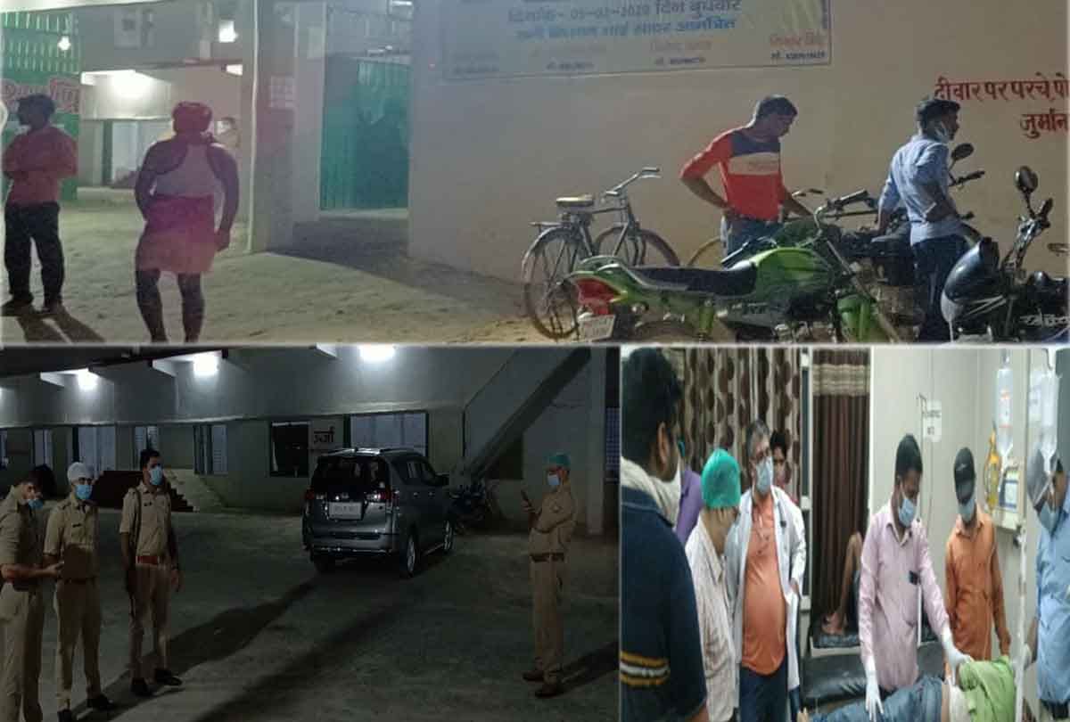 Ammonia pipe breaks in cold house in kannauj