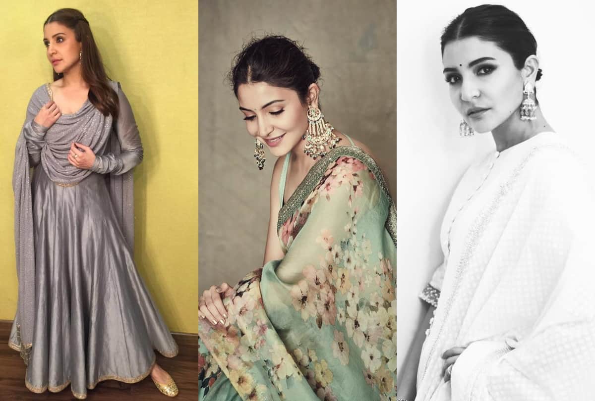 anushka sharma looks gorgeous stunning in indian outfits anushka sharma images wallpapers in saree suits