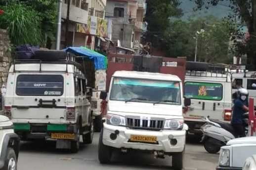 Traffic Jam in Bageshwar