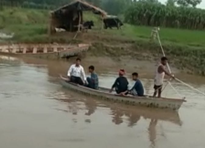 Solani river's water level decreased, villagers get relief