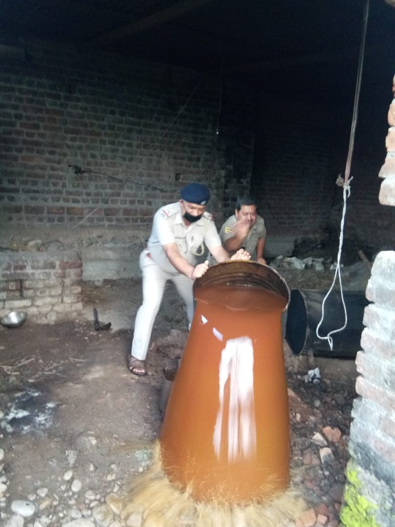 Police destroyed local wine