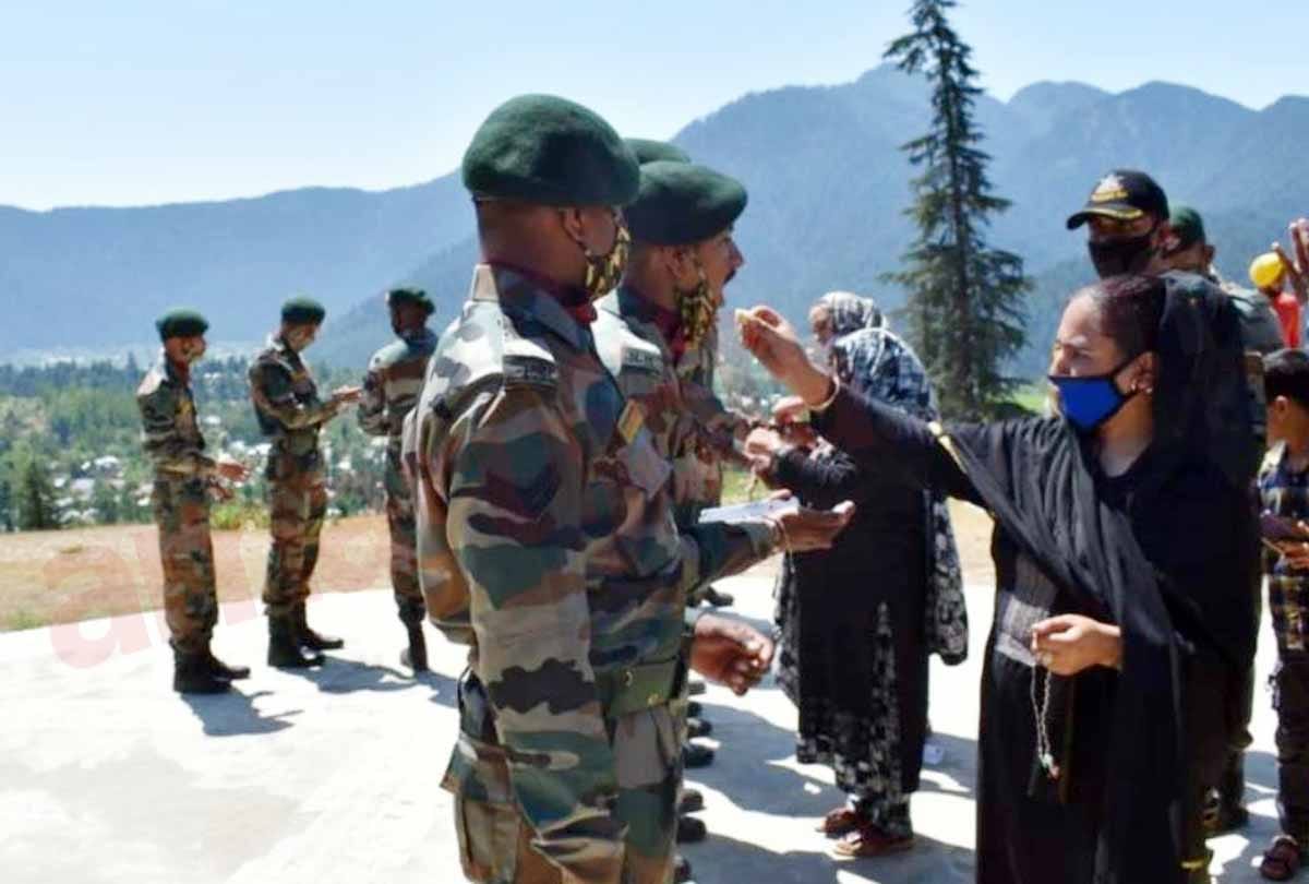 raksha bandhan on border, jammu kashmir latest news in hindi, Jammu and Kashmir news