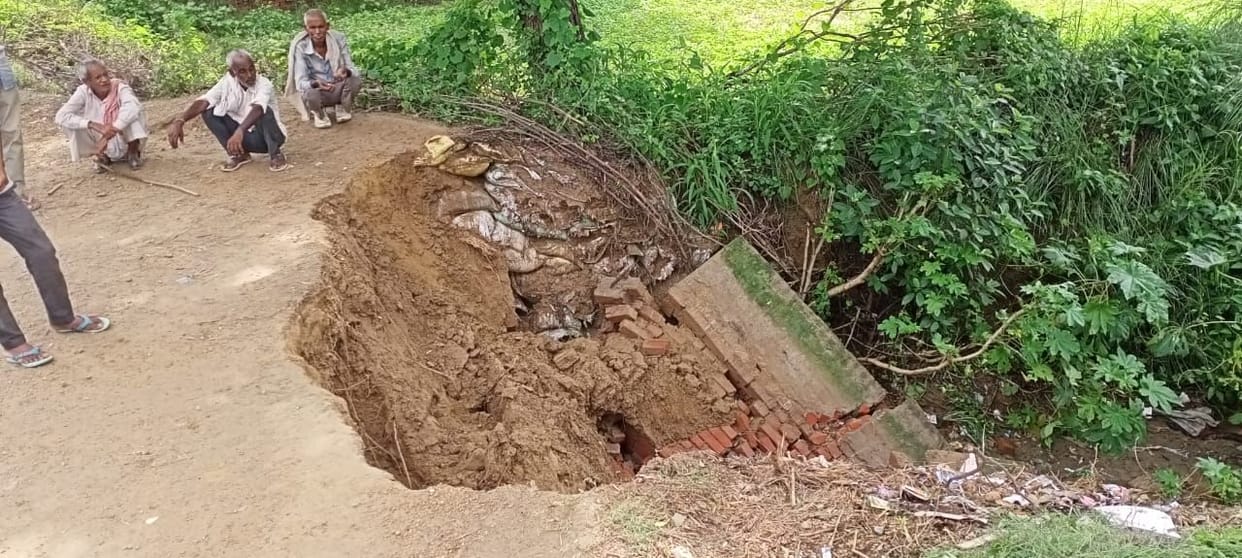 Culverty drowned in rain, trouble in traffic