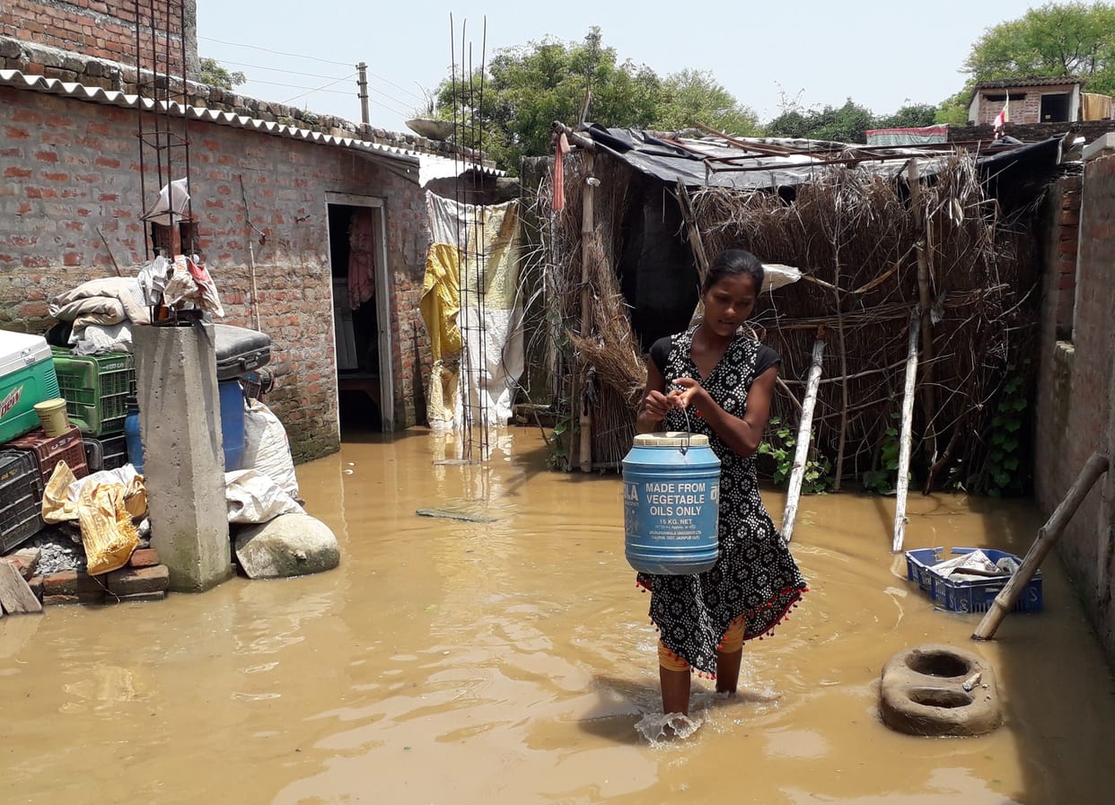 Speed of increase in water level of Ghaghra slowed