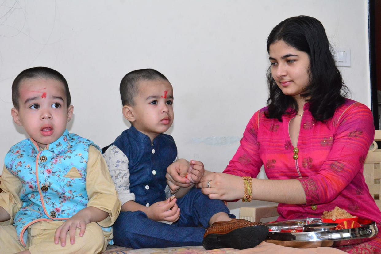 Raksha Bandhan festival in Muzaffarnagar