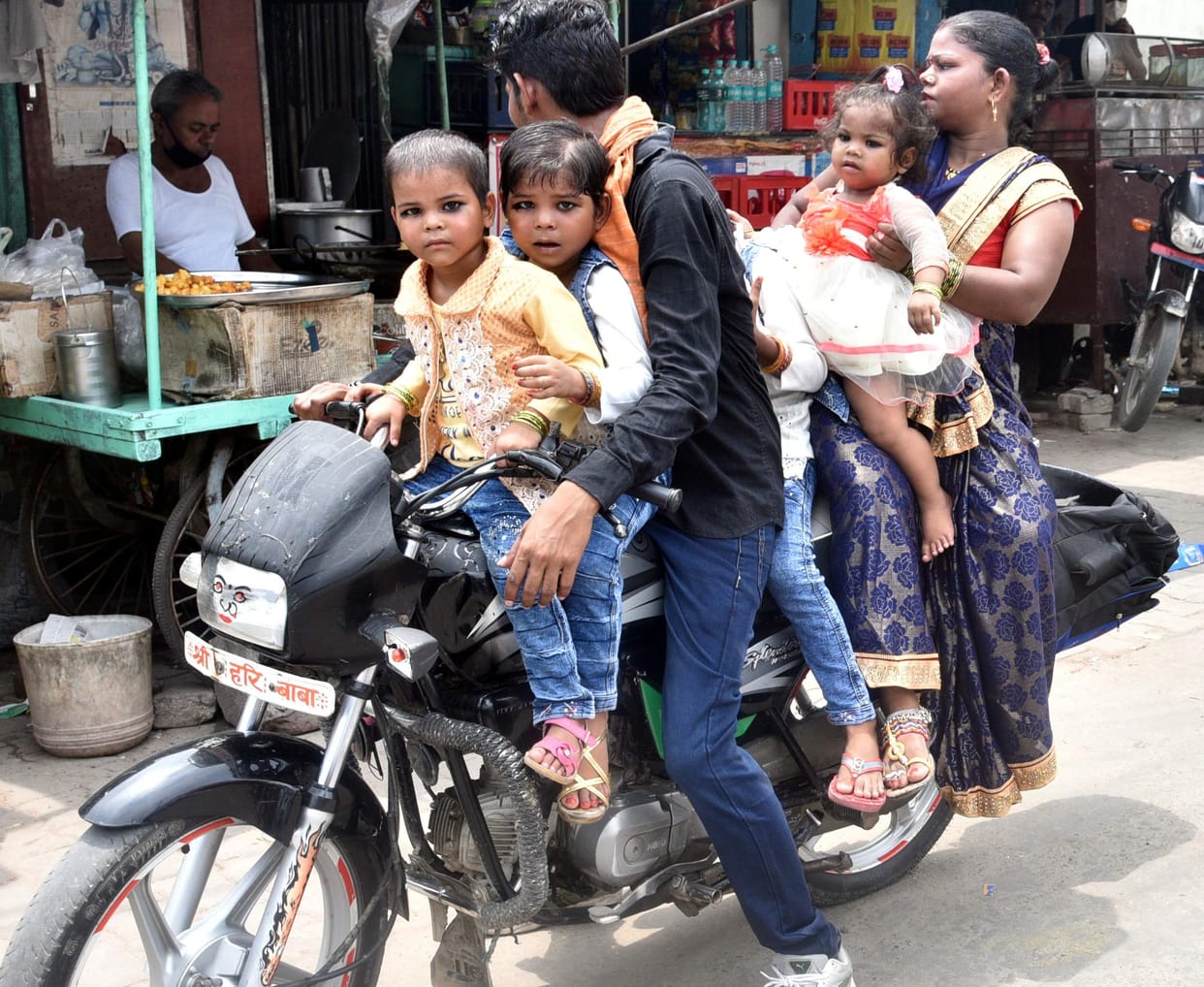 no traffic rules follow in sambhal