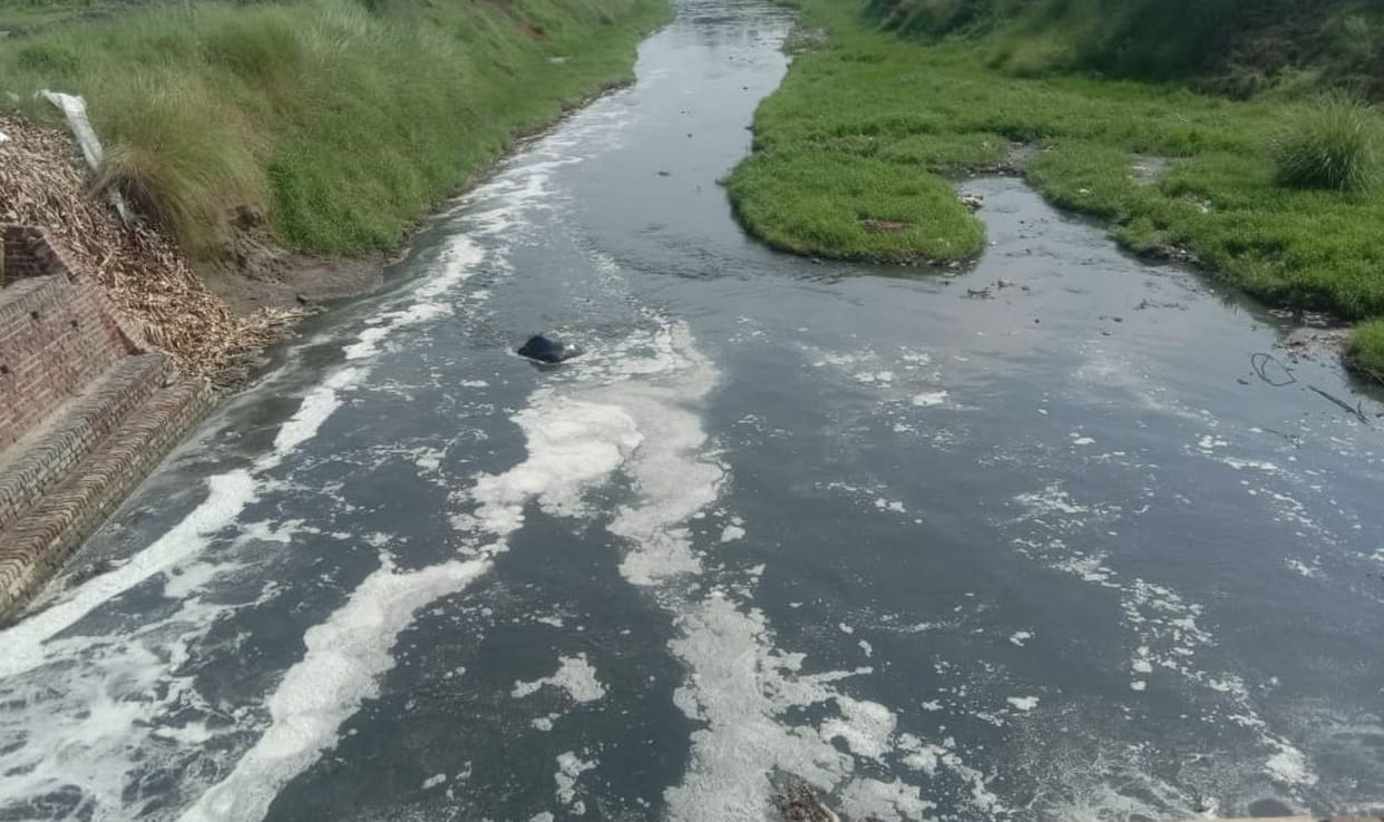 Four streams draining the river Kali