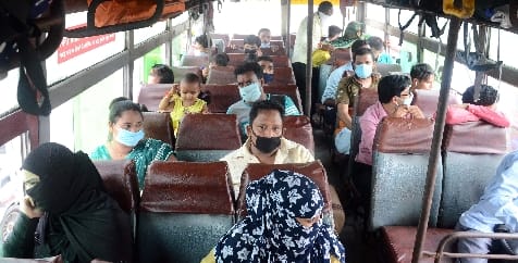 Silence fell on roadways bus bases in the afternoon