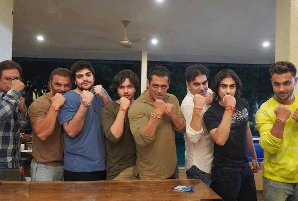 salman khan arbaaz khan sohail khan celebrates raksha bandhan share photo