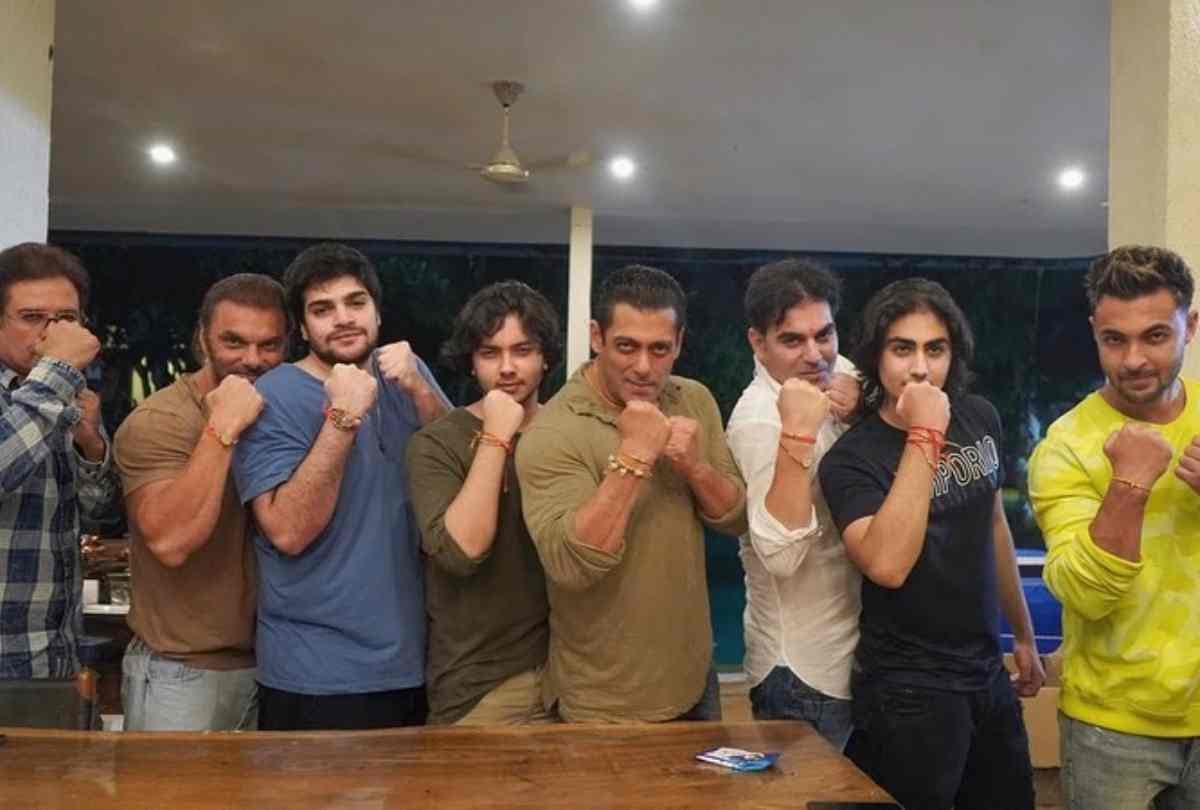 salman khan arbaaz khan sohail khan celebrates raksha bandhan share photo