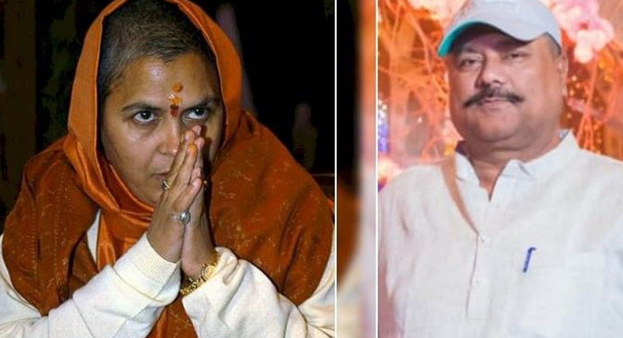 baal mundavaakar vain kee dikee mein pharaar huee theen uma bhaaratee